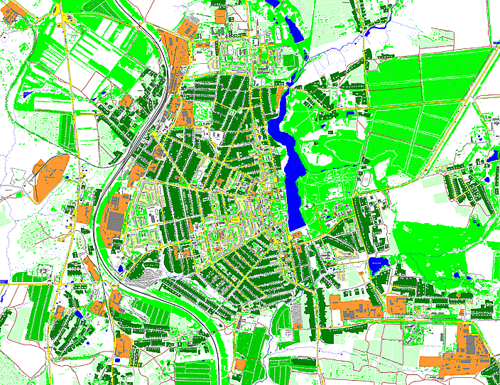 Карта города Богородицка